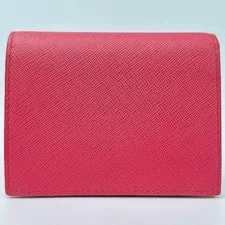 Excellent Condition Prada Metal Logo Compact Wallet 1MV204 From Ja 2