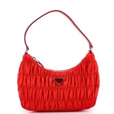 Prada — Prada Hobo Gaufre With Mini — Handbag — resale