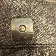 Fendi Metallic Logo Charm Classic 4