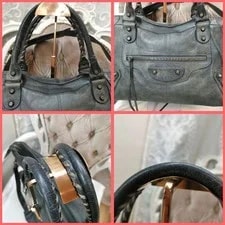 Excellent Balenciaga the City Authentic Large 2-Way 4