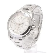 TAG Heuer — TAG Heuer Link CJF2111 Automatic Chronograph 41mm SS Silver Dial Date #C645 — Watch — resale