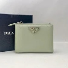 Prada — Prada Bifold Wallet Triangle Logo — Handbag — deal