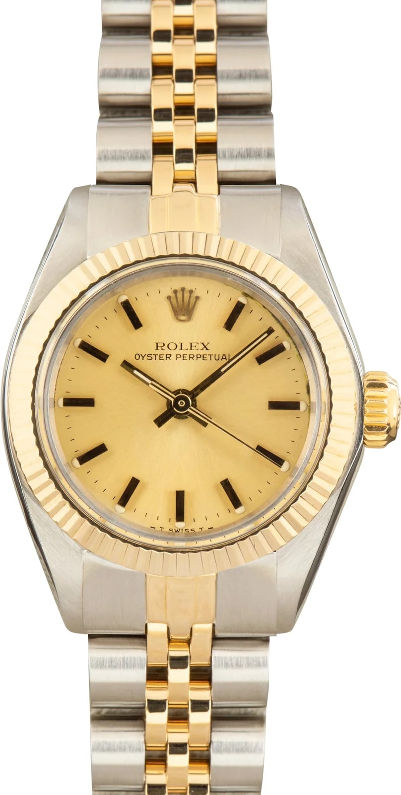 Rolex Oyster Perpetual Ref 6719 Champagne Dial 2
