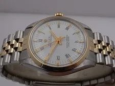 Rolex Oyster Perpetual 1002 Acc&oro 18KT Year 1977 Serviced Automatic 2