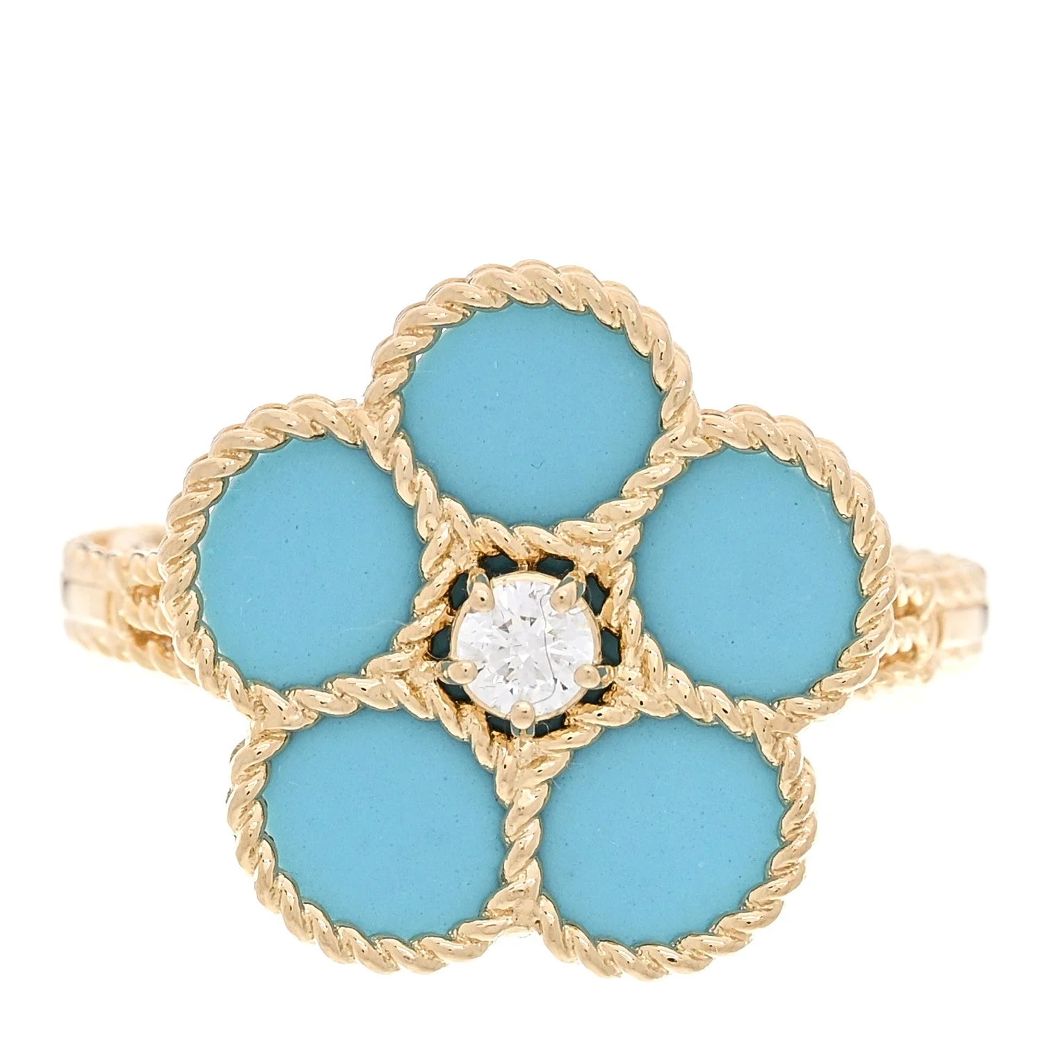 Roberto Coin — 18K Yellow Gold Daisy 53 6.5 — Jewelry — resale
