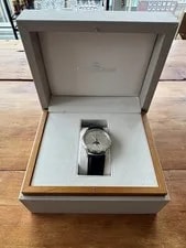 Jaeger-LeCoultre Master Ultra-Thin Silver - Blue JLC Alligator Strap 2