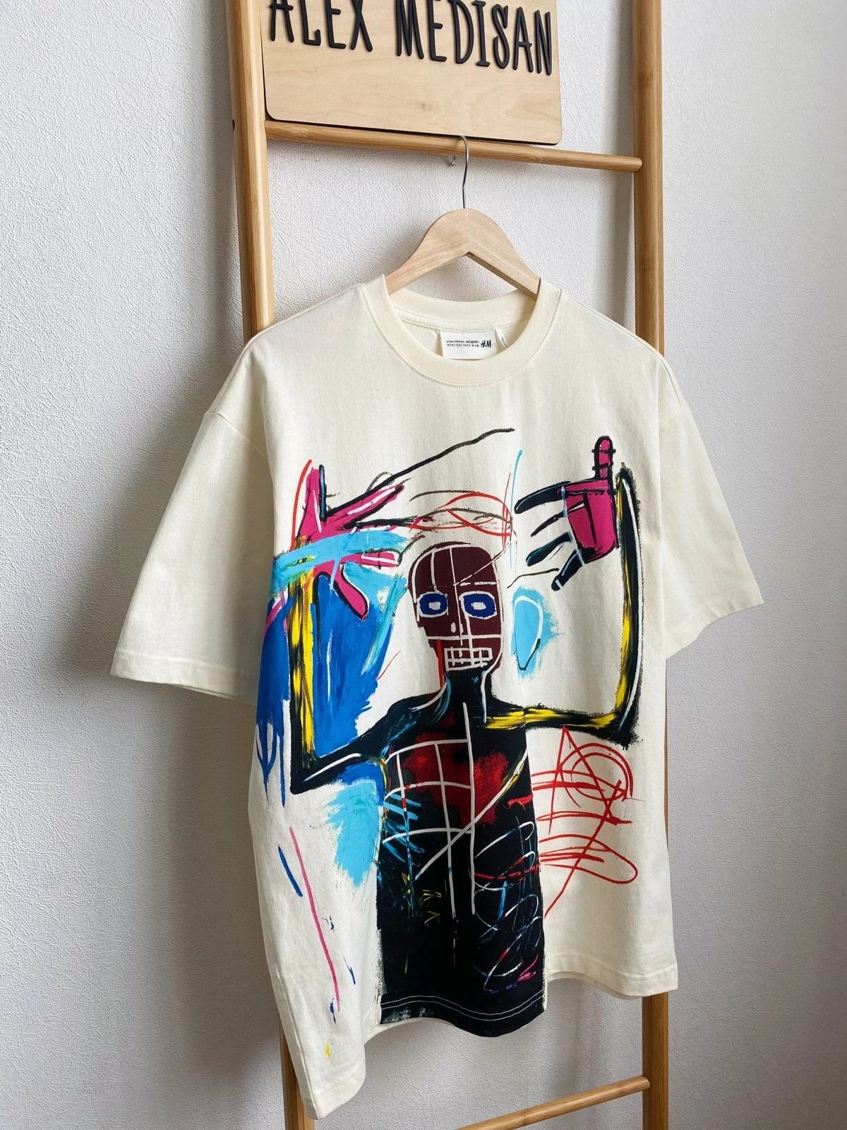 Who Decides War — WHO Decides WAR X Basquiat X H&M Relaxed FIT Cotton T-shirt — streetwear — resale