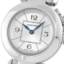 Cartier Miss Pasha W3140007 SS 27mm Silver Dial [ ] 4