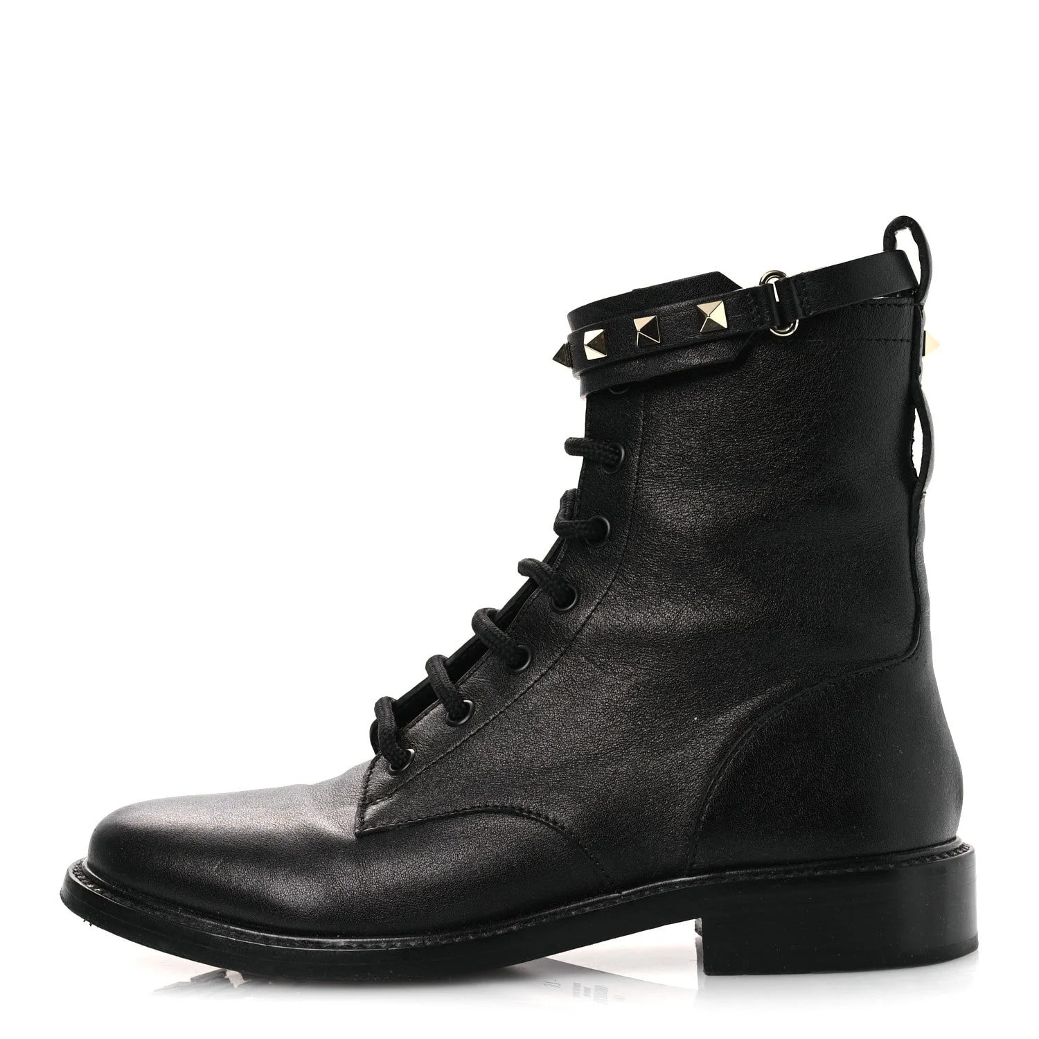 Rockstud Combat Ankle 37 — Designer Shoe — resale