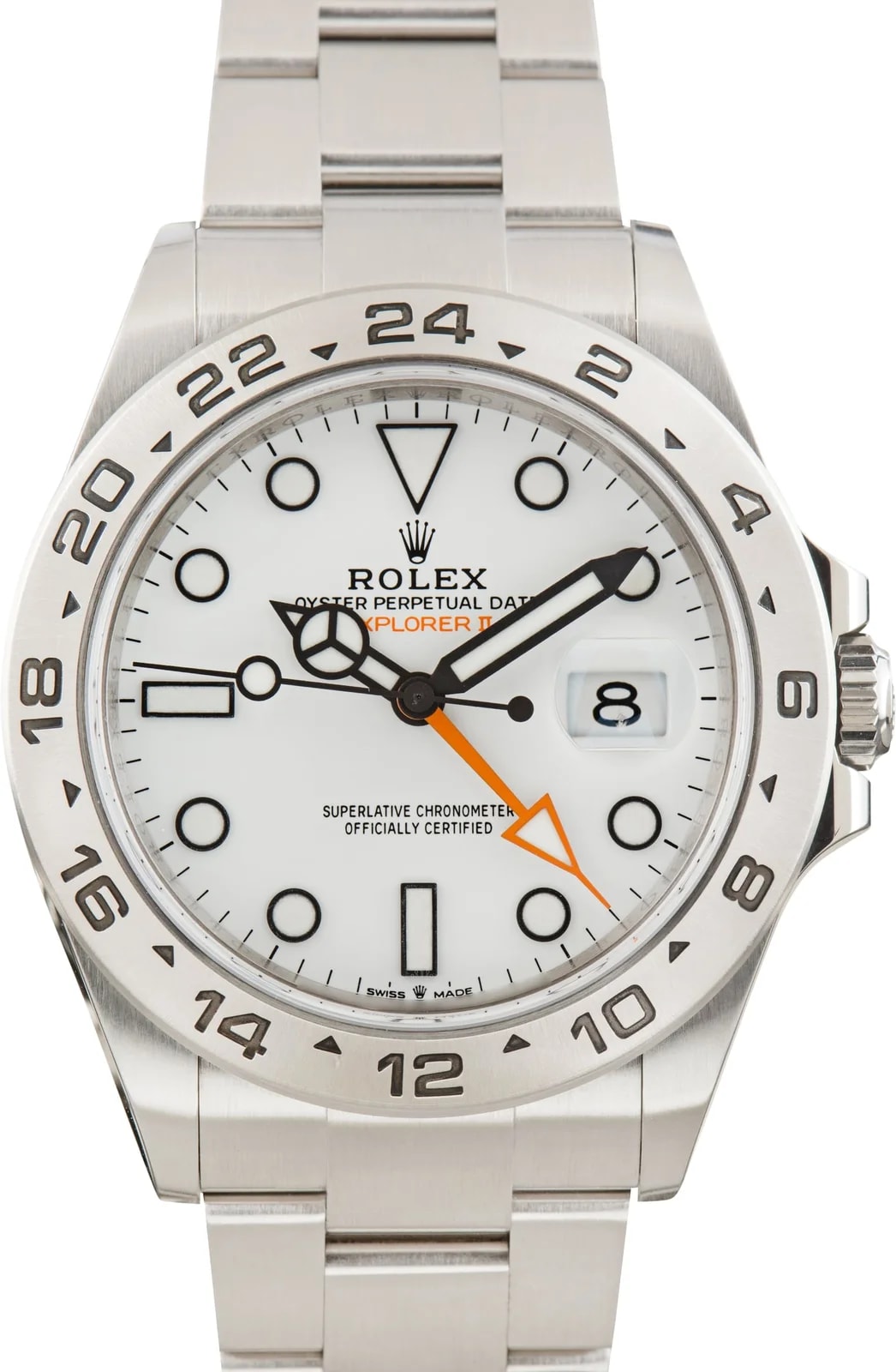 Rolex Explorer II Ref 226570 White Chromalight Dial 2