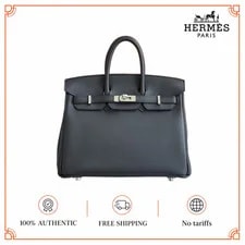 Noir — Hermes Birkin 25 89 Togo PHW Full Set Without Receipts. — Handbag — resale