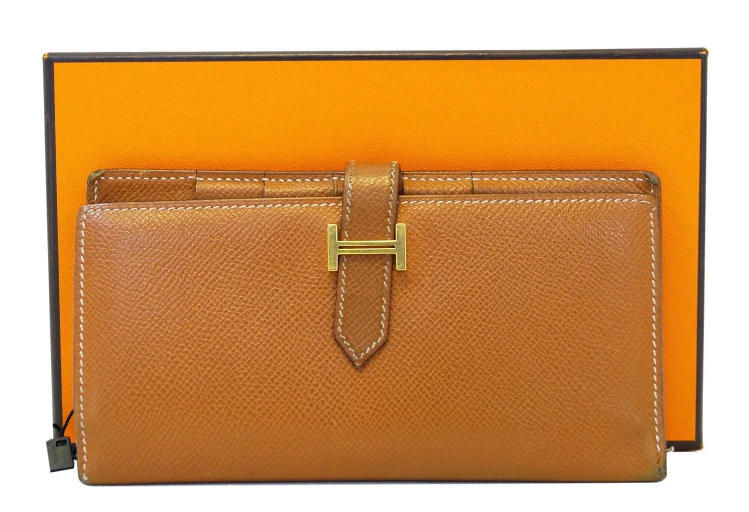 Hermes Bearn Noisette Long Bifold Wallet - Final Call 2