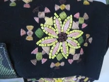 Fendi Baguette Flower Embroidery Neoprene Skin 4