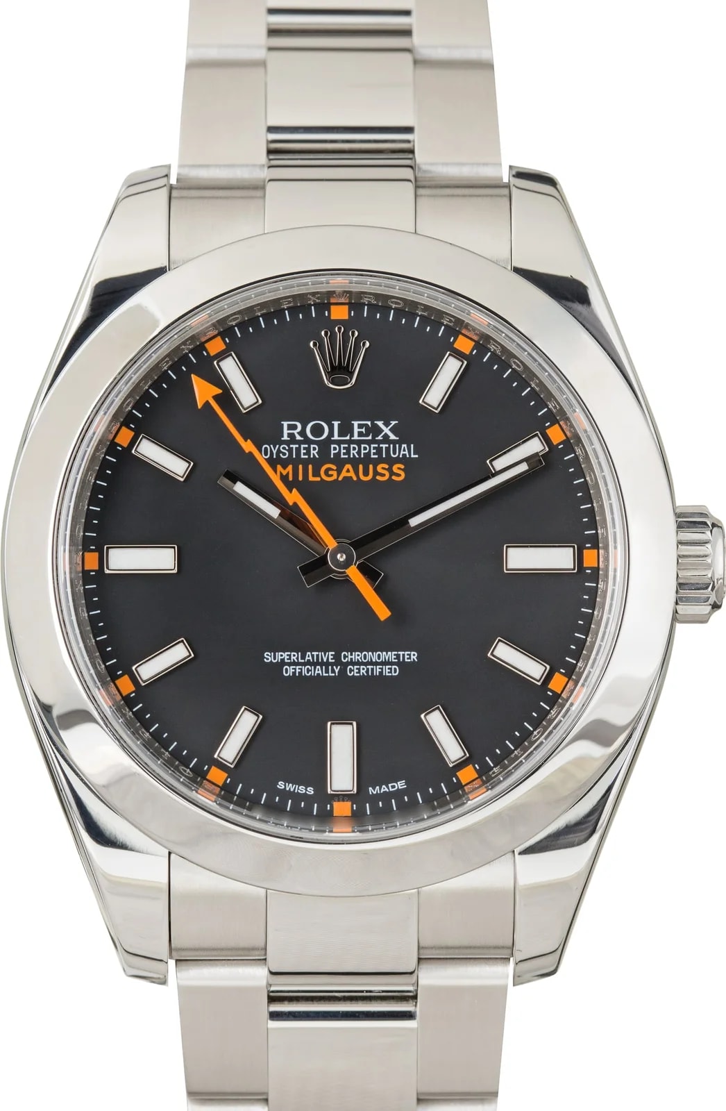 Rolex — Rolex Black Dial Milgauss Ref 116400 Black Dial — Watch — resale