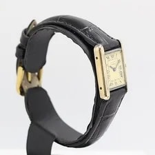 Cartier — Cartier Must Tank Vermail SV925 Sterling Silver Ivory #VWM3667 — Watch — resale