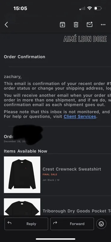 Dior — Aime Leon Crest Crewneck Sweatshirt — streetwear — resale