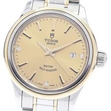 Tudor — Tudor 12103 Style 3P Diamond YG Combo Automatic With 940381 — Watch — resale
