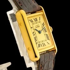 Cartier Tank Must Gold Vermeil Lemon Dial 22x30mm Quartz 3