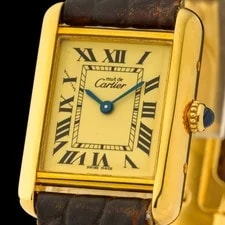 Cartier Tank Must Gold Vermeil Lemon Dial 22x30mm Quartz 4