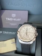 Tag Heuer 43mm Aquaracer White Quartz Chronograph 2