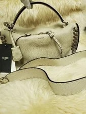 Fendi — Fendi Ray 2-Way With Metallic Details — Handbag — resale