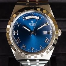 Tudor — Tudor Royal 28600 Blue Dial 41 Automatic Stainless Steel Warranty 10/28 Full Set — Watch — resale