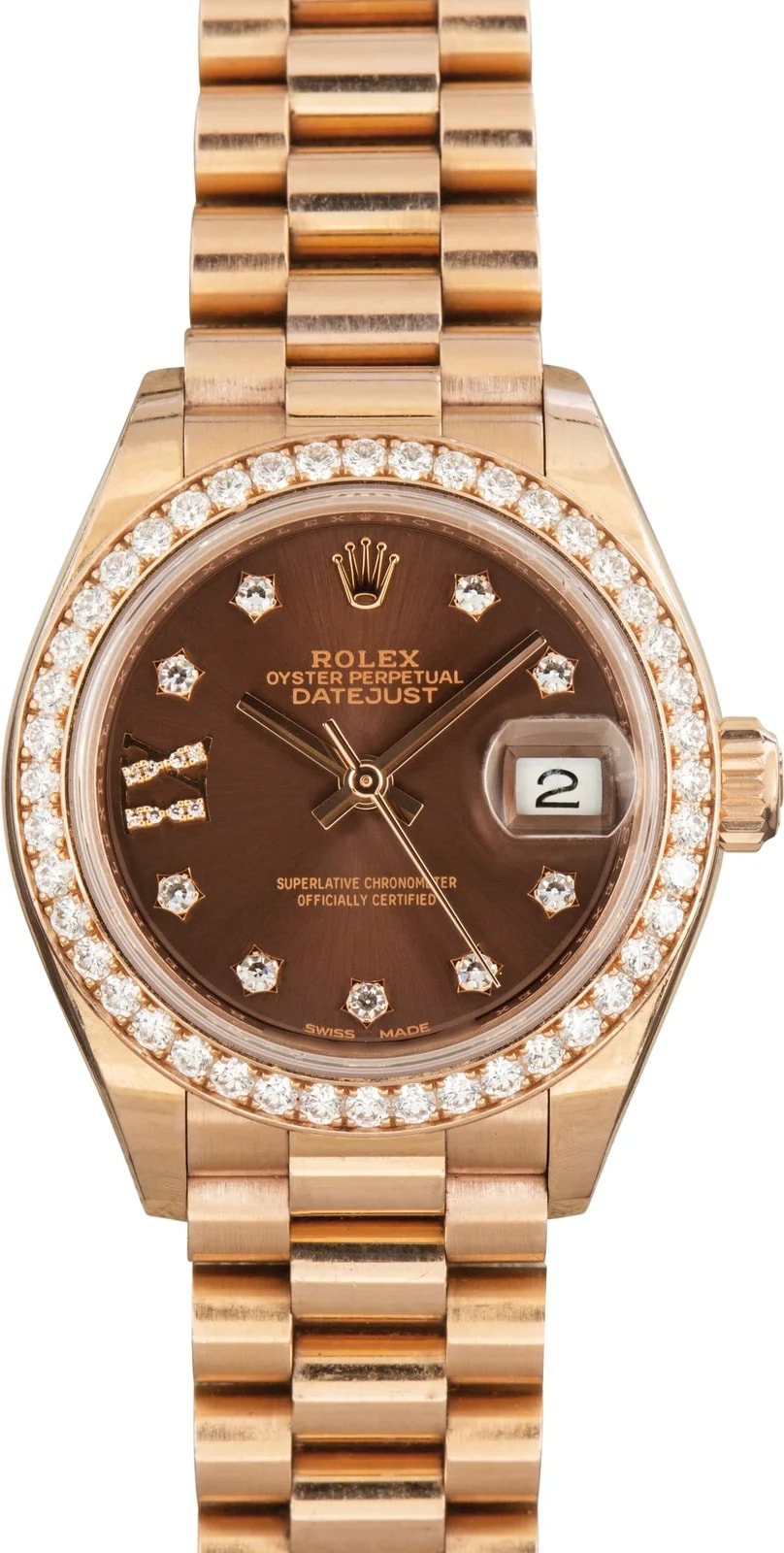 Rolex Datejust Ref 279135 18k Everose Gold 2