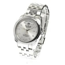 Tudor Glamour 56000 39mm SS Automatic Silver Dial Day-Date #C234 2