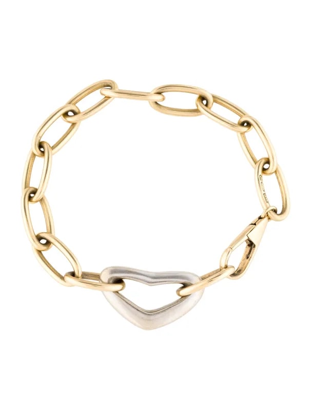 18K Heart Link — Jewelry — resale