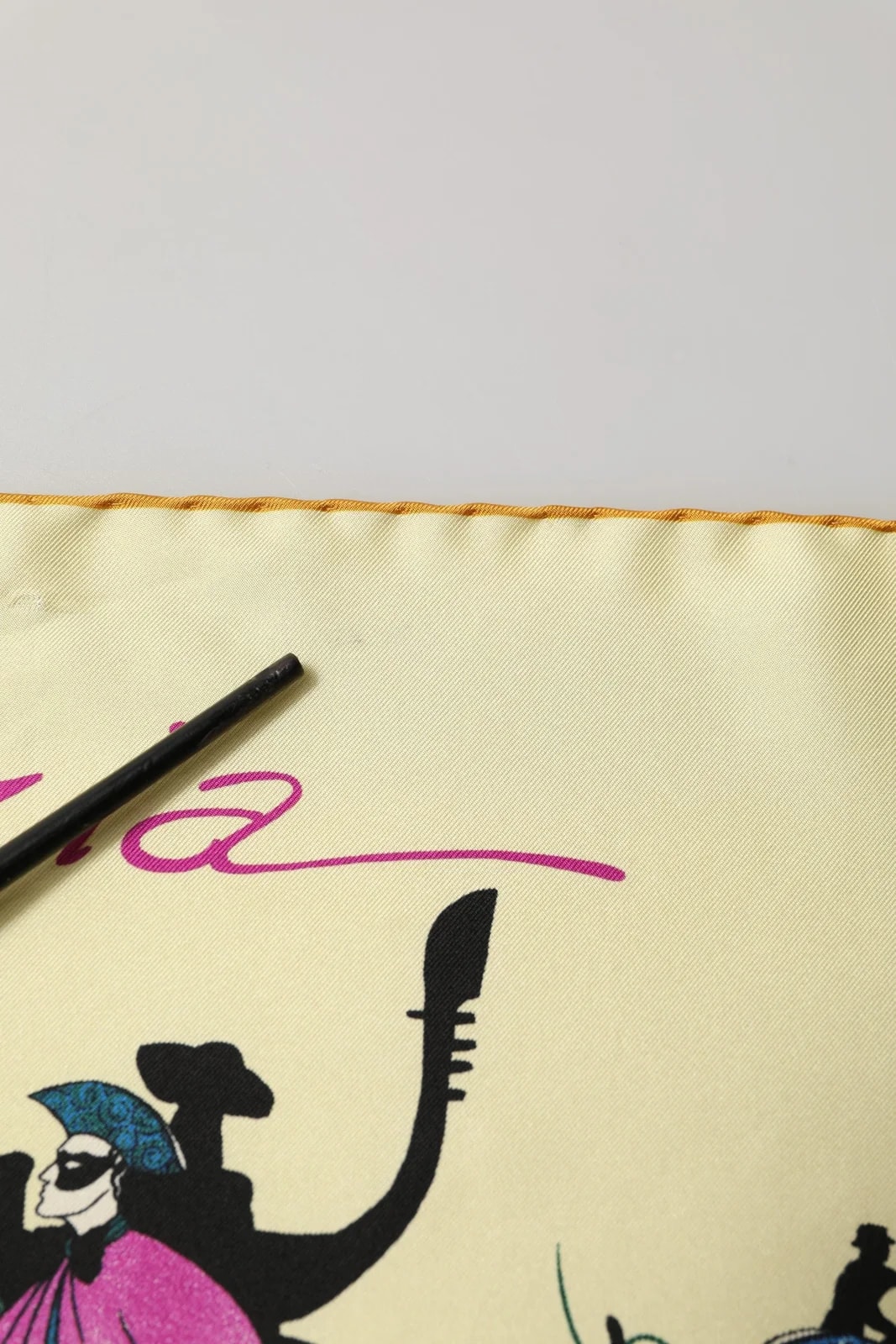Dolce & Gabbana — Dolce & Gabbana Venezia Twill Square Foulard Scarf — Accessory — resale