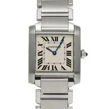 Cartier — Cartier Tank WSTA0005 ( 3751) 30.4mm Stainless Steel Silver #WW7550 — Watch — resale