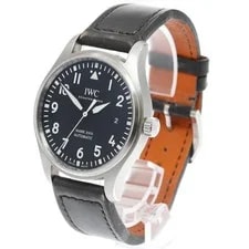 IWC Schaffhausen Pilot Mark Xviii IW327001 40mm SS Black Dial #C360 2