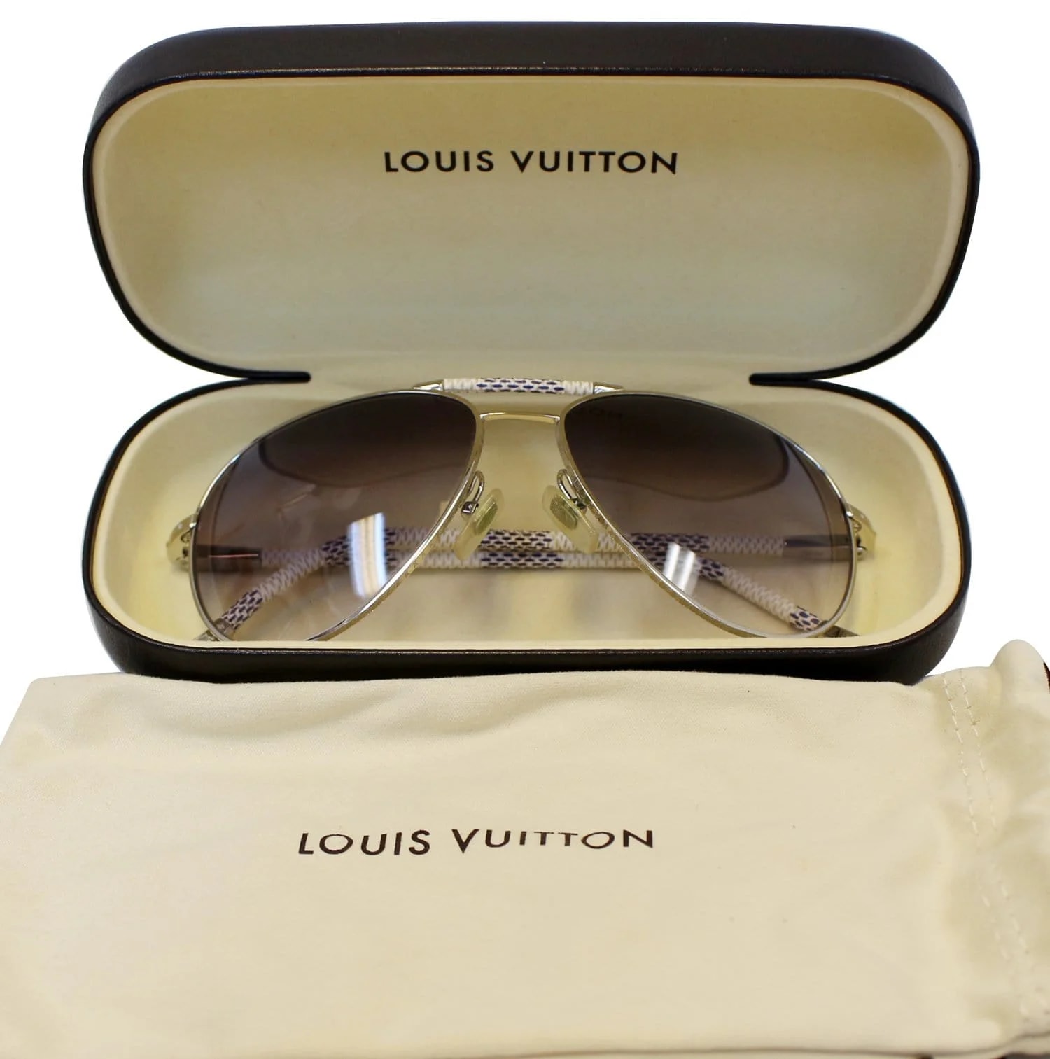 Louis Vuitton — Louis Vuitton Metal Frame Petite Viola Pilote Sunglasses — Accessory — resale
