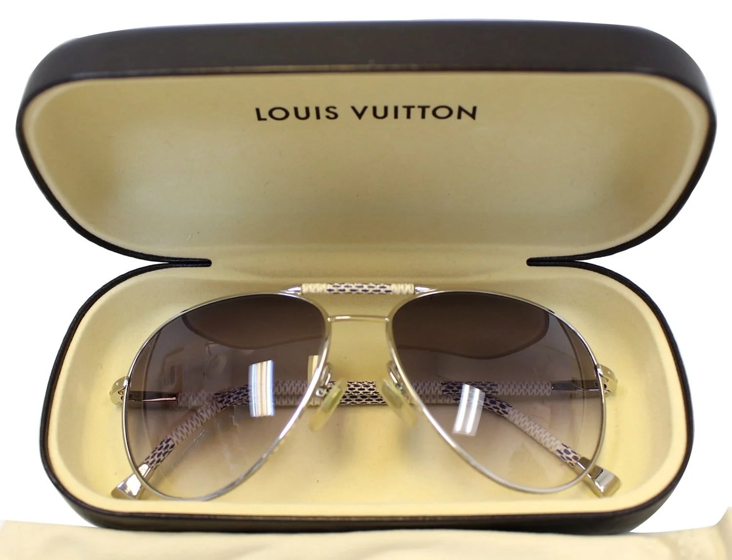 Louis Vuitton Metal Frame Petite Viola Pilote Sunglasses 3