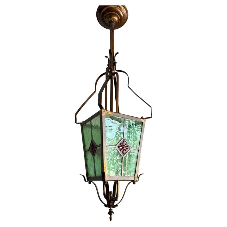Unique Dutch Arts & Crafts & Entry Hall / Lantern — lighting — resale