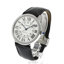 Cartier — Cartier Ronde Solo XL W6701010 42mm SS/Leather Silver #C16758 — Watch — resale