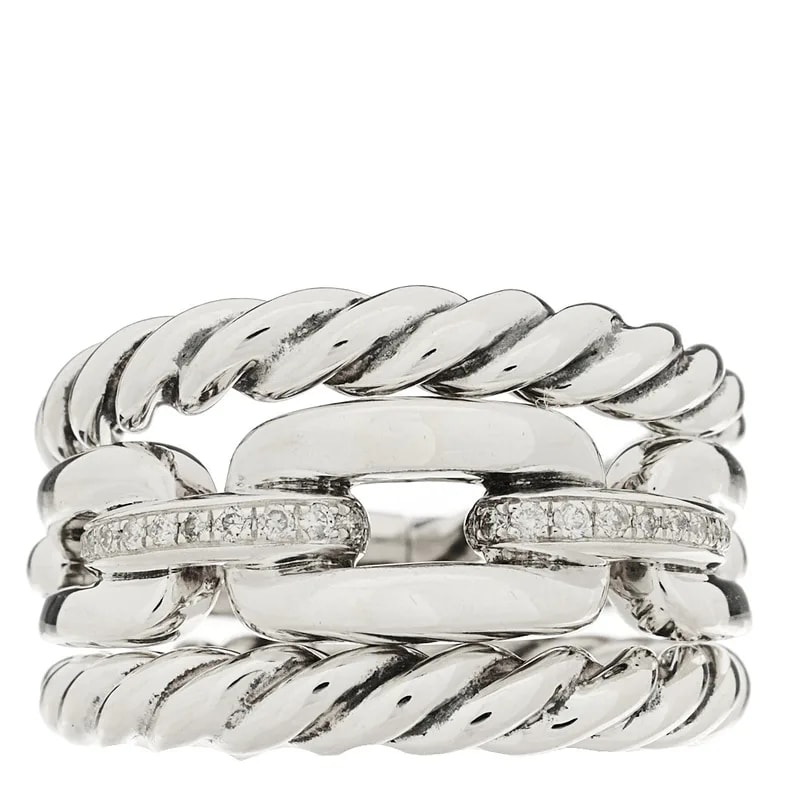 David Yurman — Wellesley Link Three-Row 53 6.25 — Jewelry — resale