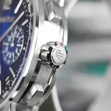 Unworn Audemars Piguet Code 11.59 Chronograph Smoked Blue Full Set Gold 26393BC 3