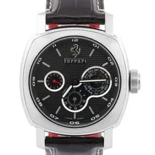 Panerai — Panerai Ferrari Perpetual Calendar Black Red Steel 45mm Leather FER00015 — Watch — resale