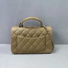 Auth Chanel Classic Flap Top Handle Crossbody YL713 26.07.01 2