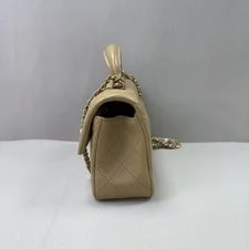 Auth Chanel Classic Flap Top Handle Crossbody YL713 26.07.01 3