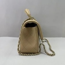 Auth Chanel Classic Flap Top Handle Crossbody YL713 26.07.01 4