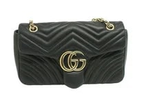Gucci — Gucci Marmont Maelasse With Hardware — Handbag — resale
