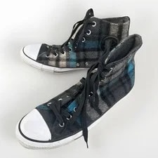 Converse — Converse X Woolrich Chuck Taylor All Star High Top Plaid 10 12 — Sneaker — resale