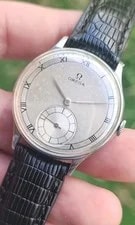 1943 Omega Calatrava Ref 2317 Cal 30T2 Roman Sector Dial 35mm 2