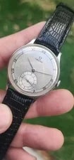 1943 Omega Calatrava Ref 2317 Cal 30T2 Roman Sector Dial 35mm 4