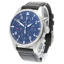 IWC Pilot's Watches IW377709 43mm SS Black #C4373 2