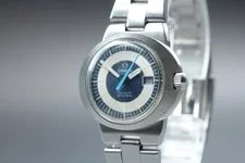 Omega Geneve Dynamic Tool 102 Silver Blue Dial Auto 29mm 3