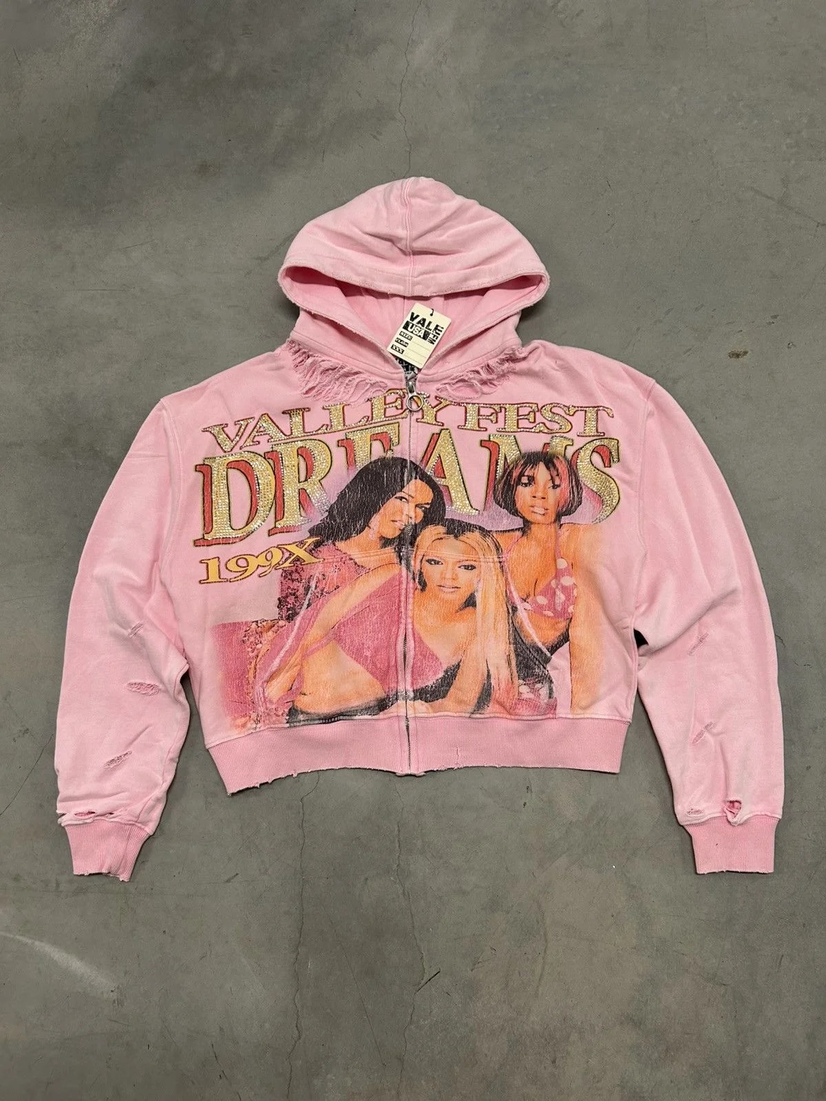 Vale Forever Valley Dreams Destiny’s Child Zip Up Hoodie New 3