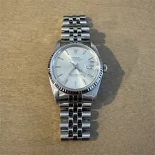 Rolex — Rolex Datejust 16234 36mm SilverDial Jubilee Bracelet White Gold Bezel Automatic — Watch — resale